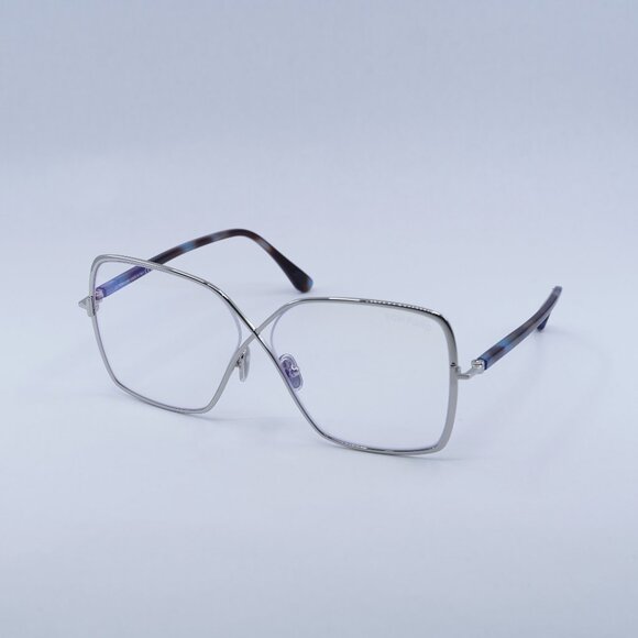 🕶️ New Tom Ford FT5841-B 016  Eyeglasses - Palladium Frame 59mm - Picture 1 of 10